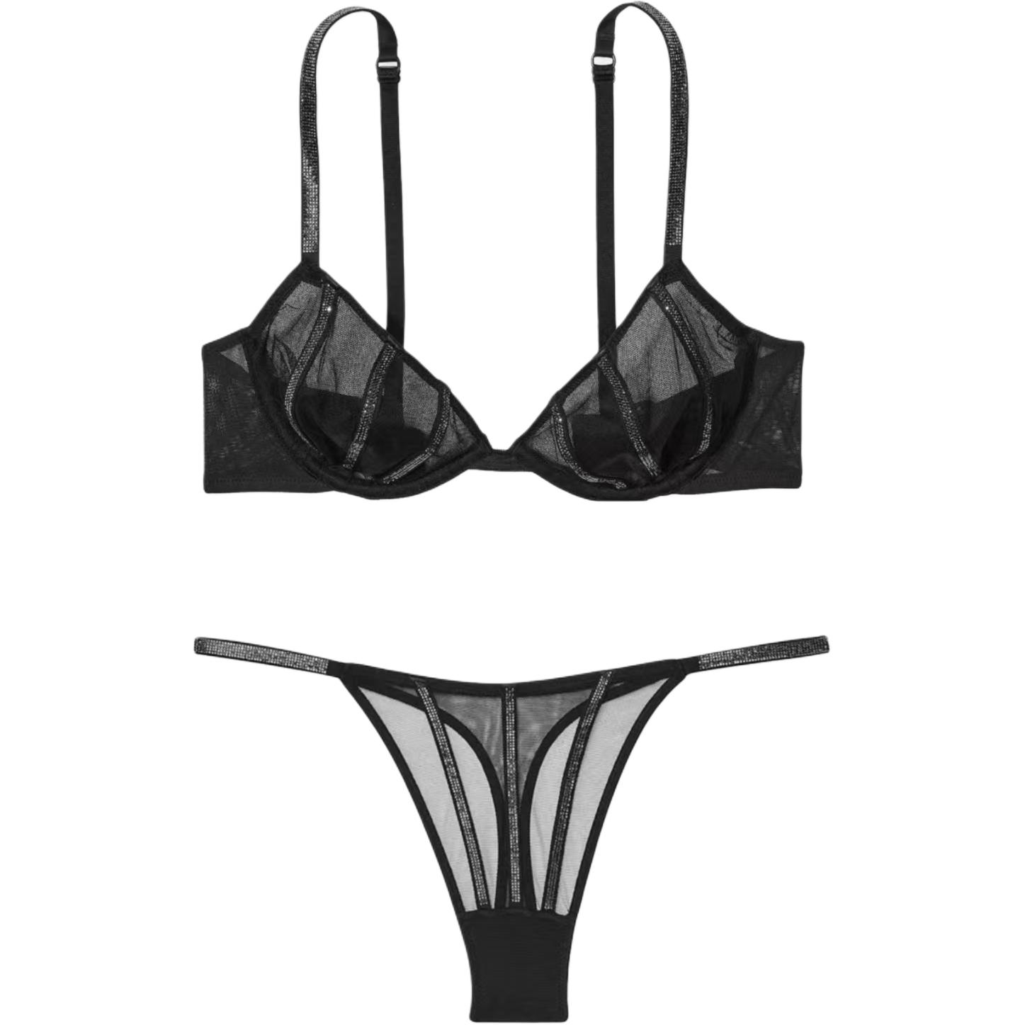 Victoria's Secret Женский комплект нижнего белья черный
Victoria's Secret Женский комплект нижнего белья черный