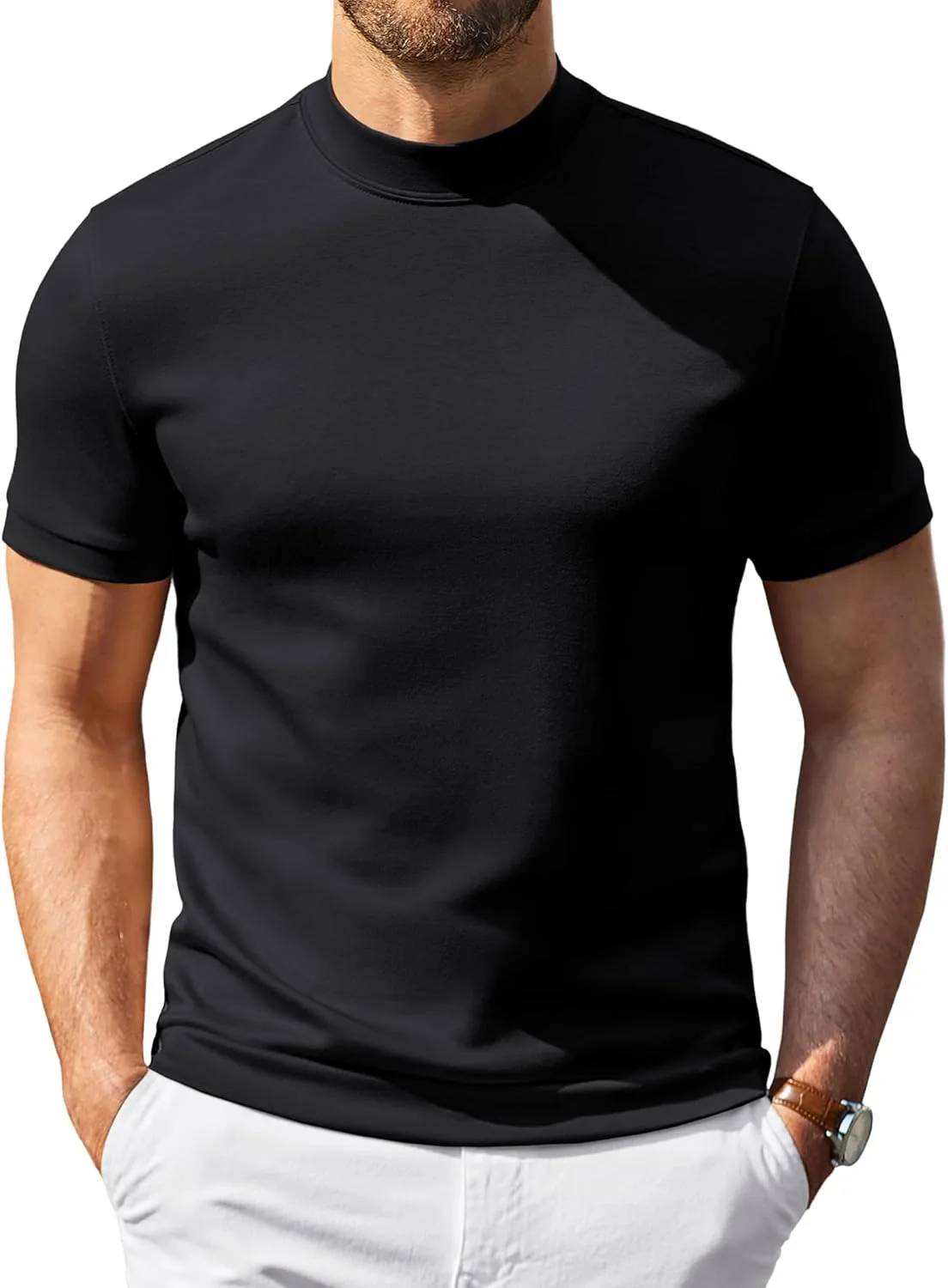 COOFANDY мужской короткий рукав водолазка Casual Slim Fit
COOFANDY мужской короткий рукав водолазка Casual Slim Fit