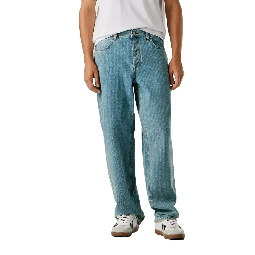 Джинсы Pepe Jeans, свободные, зауженные, в полоску, модель Helix, синий
Джинсы Pepe Jeans, свободные, зауженные, в полоску, модель Helix, синий