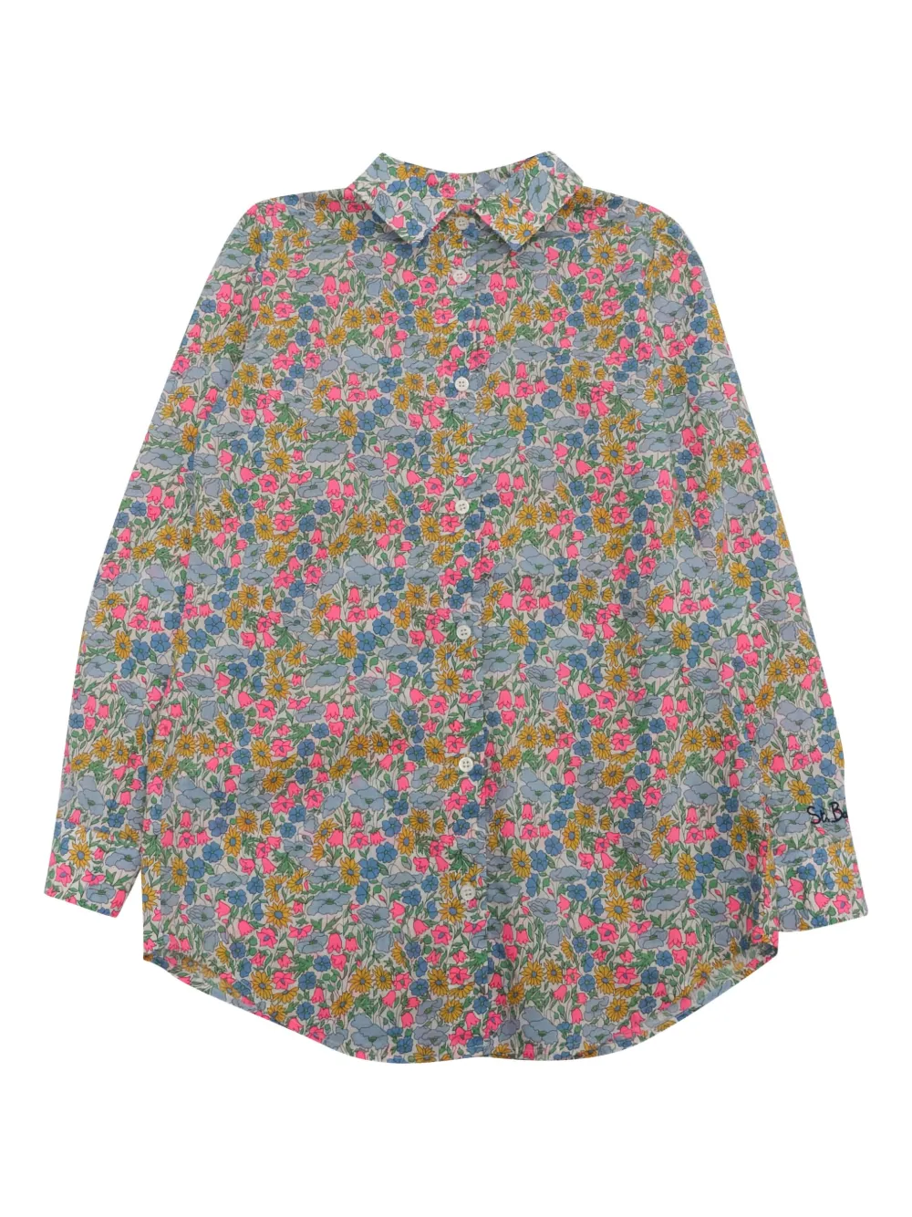 Рубашка Mini Brigitte с цветочной вышивкой MC2 Saint Barth Kids, синий
Рубашка Mini Brigitte с цветочной вышивкой MC2 Saint Barth Kids, синий