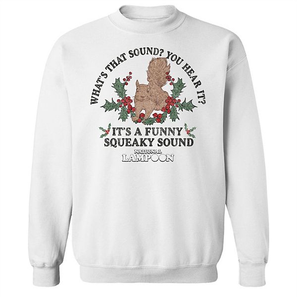 Мужская толстовка National Lampoon's Christmas Vacation с принтом "Squirrel it's a funny squeaky sound" Licensed Character
Мужская толстовка National Lampoon's Christmas Vacation с принтом "Squirrel it's a funny squeaky sound" Licensed Character
