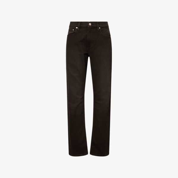 Прямые джинсы Frame slim-fit с эффектом стрейч, черный
Прямые джинсы Frame slim-fit с эффектом стрейч, черный