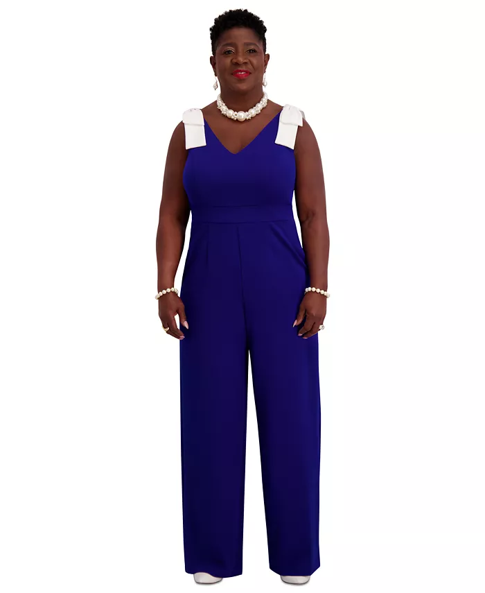 Женский комбинезон с завязками, Regular & Plus Size Kasper, синий
Женский комбинезон с завязками, Regular & Plus Size Kasper, синий