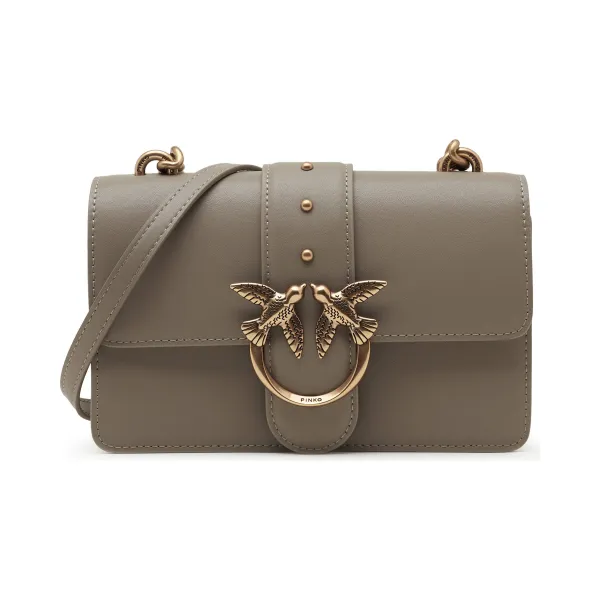 Кожаная сумка через плечо Love one mini cl pltt Pinko, серый
Кожаная сумка через плечо Love one mini cl pltt Pinko, серый