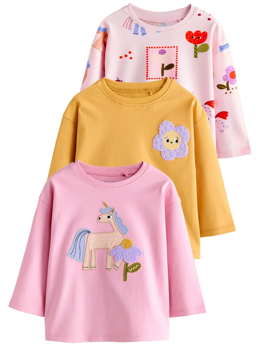 Рубашка Next, желтый/розовый/светло-розовый
Рубашка Next, желтый/розовый/светло-розовый