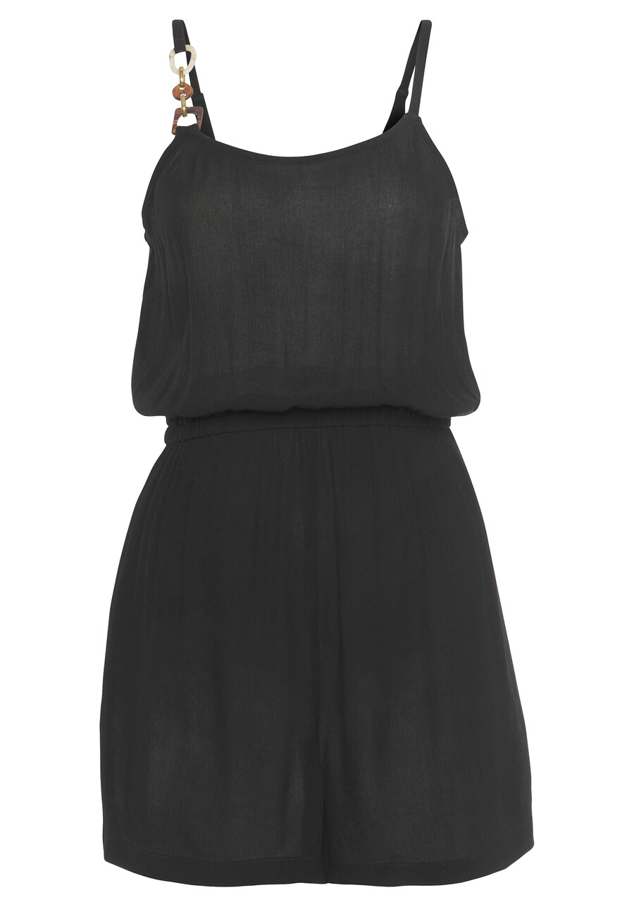 Комбинезон LASCANA, черный 
Комбинезон LASCANA, черный