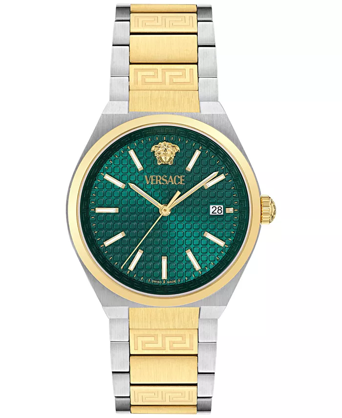 Женские часы Swiss V-Auria с двухцветным браслетом из нержавеющей стали, 39 мм Versace
Женские часы Swiss V-Auria с двухцветным браслетом из нержавеющей стали, 39 мм Versace