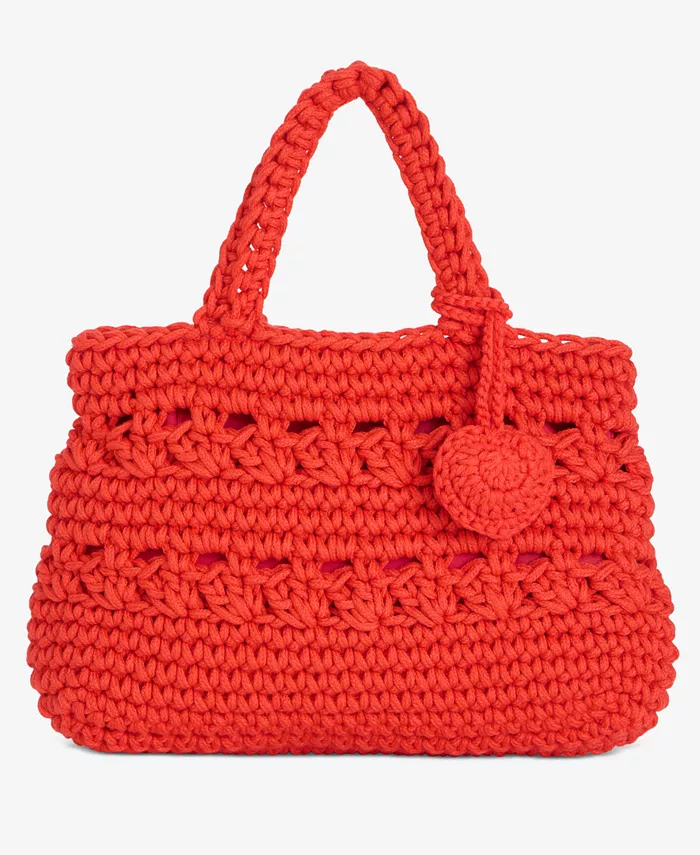 Средняя сумка-тоут вязаная крючком On 34th, красный
Средняя сумка-тоут вязаная крючком On 34th, красный