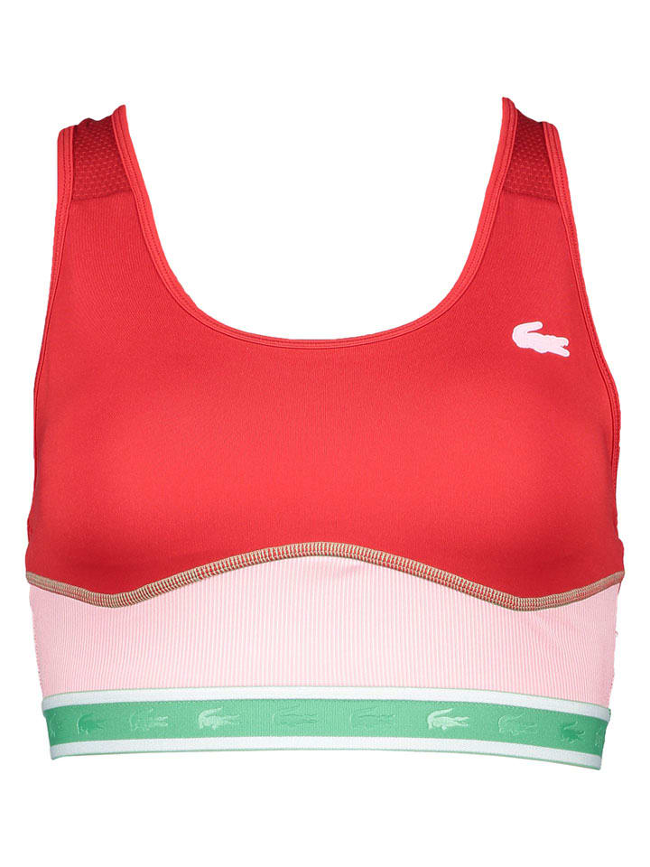 Lacoste Спортивный бюстгальтер красно-розово-зеленого цвета - размер M
Lacoste Спортивный бюстгальтер красно-розово-зеленого цвета - размер M