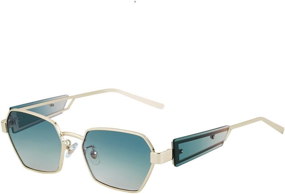 Модные панк-солнцезащитные очки шестиугольной формы для женщин, роскошные винтажные многоугольные солнцезащитные очки для мужчин, трендовые солнцезащитные очки в стиле стимпанк TYUVIVO, C6 Blue Yellow
Модные панк-солнцезащитные очки шестиугольной формы для женщин, роскошные винтажные многоугольные солнцезащитные очки для мужчин, трендовые солнцезащитные очки в стиле стимпанк TYUVIVO, C6 Blue Yellow