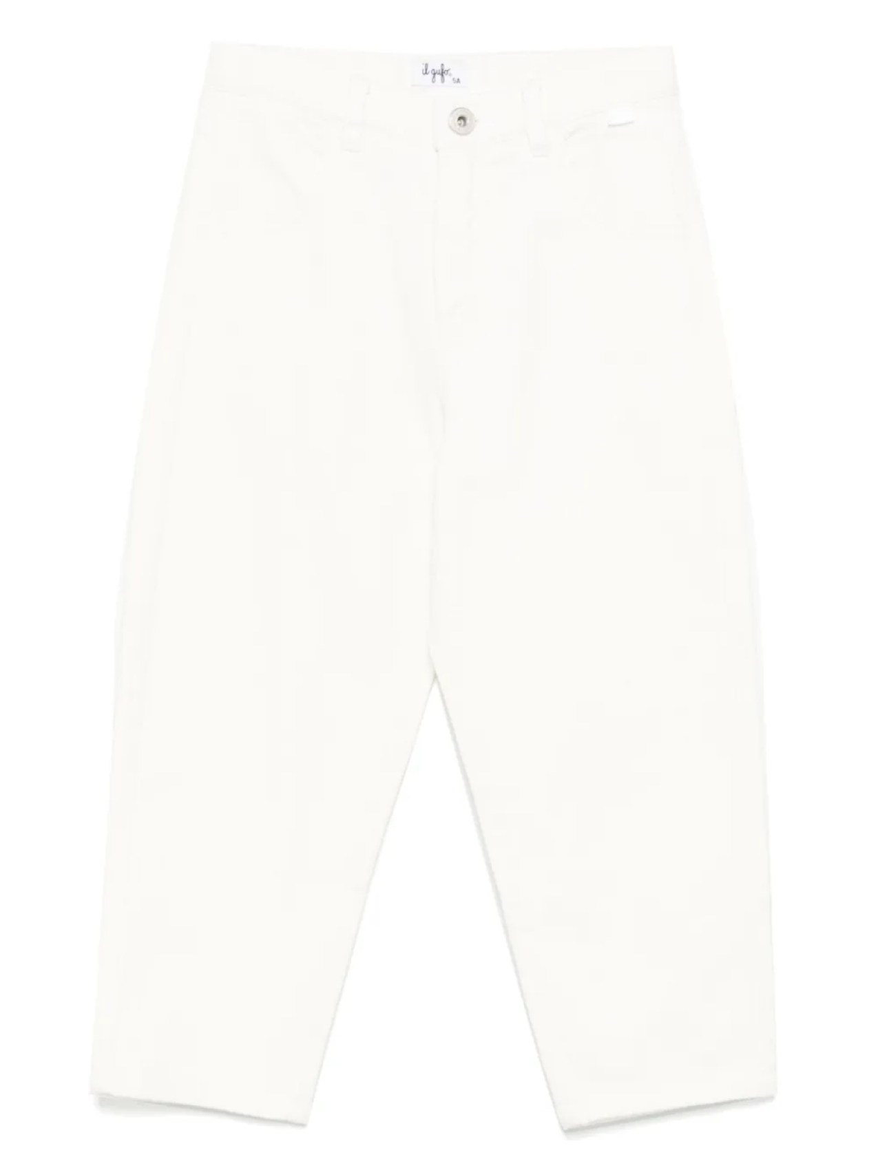 Джинсы из хлопка Il Gufo, белый 
Джинсы из хлопка Il Gufo, белый