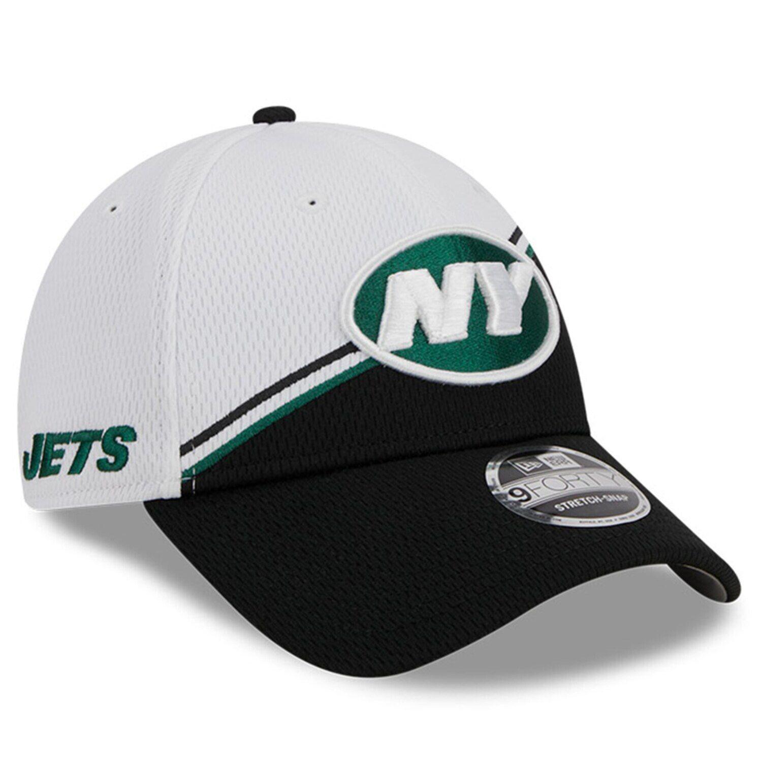 Мужская регулируемая кепка New Era белого/черного цвета New York Jets 2023 Sideline 9FORTY
Мужская регулируемая кепка New Era белого/черного цвета New York Jets 2023 Sideline 9FORTY