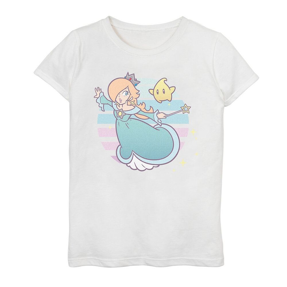 Круглая футболка с изображением портрета Nintendo Super Mario Galaxy Rosalina и Luma для девочек 7–16 лет Licensed Character, белый
Круглая футболка с изображением портрета Nintendo Super Mario Galaxy Rosalina и Luma для девочек 7–16 лет Licensed Character, белый