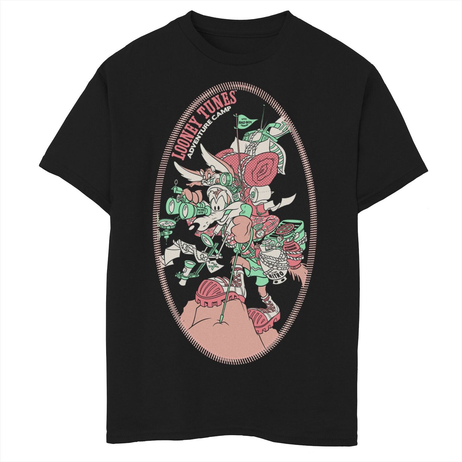 Футболка с рисунком «Лагерь приключений Looney Tunes» для мальчиков 8–20 лет Wile E. Coyote Licensed Character
Футболка с рисунком «Лагерь приключений Looney Tunes» для мальчиков 8–20 лет Wile E. Coyote Licensed Character