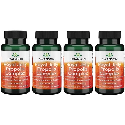 Комплекс маточного молочка и прополиса 60 капсул - упаковка из 4 шт Swanson
Комплекс маточного молочка и прополиса 60 капсул - упаковка из 4 шт Swanson