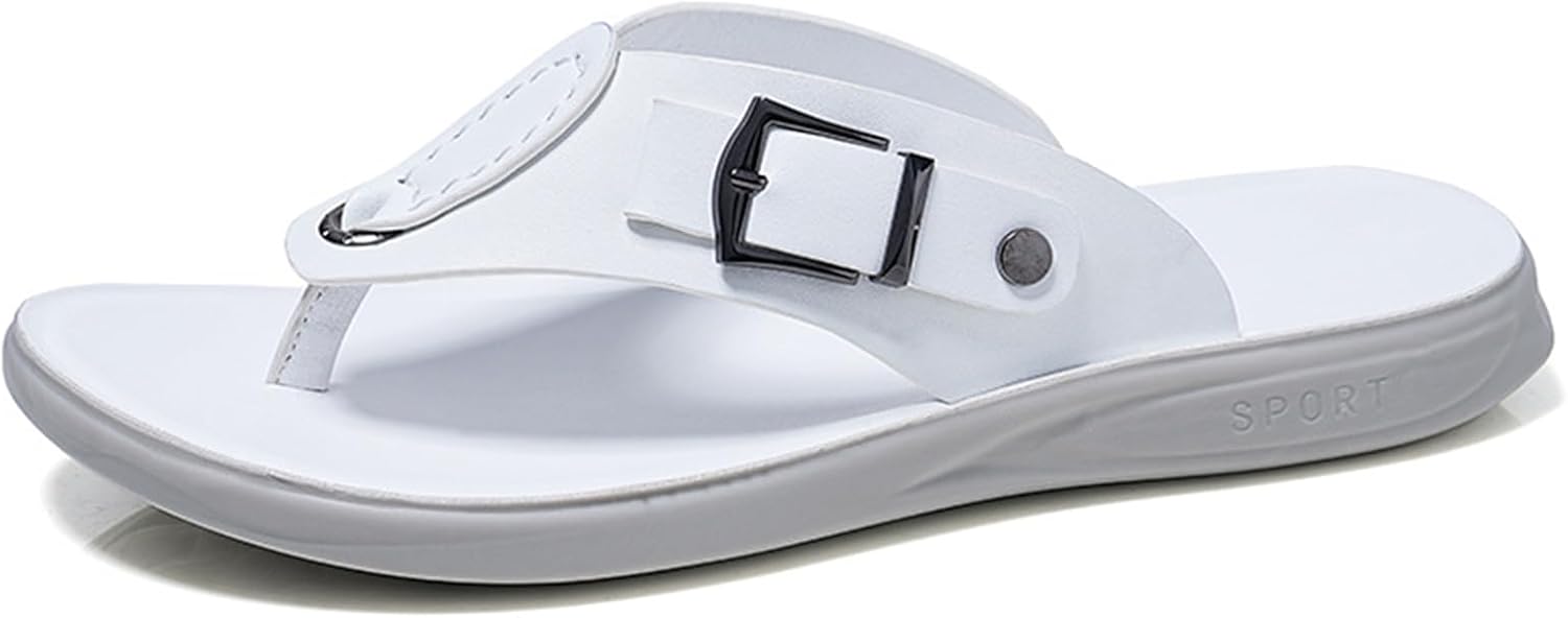 Мужские повседневные шлепанцы из кожи с открытым носком, удобные тапочки, летние сандалии-слипоны для мужчин Abborora, белый
Мужские повседневные шлепанцы из кожи с открытым носком, удобные тапочки, летние сандалии-слипоны для мужчин Abborora, белый