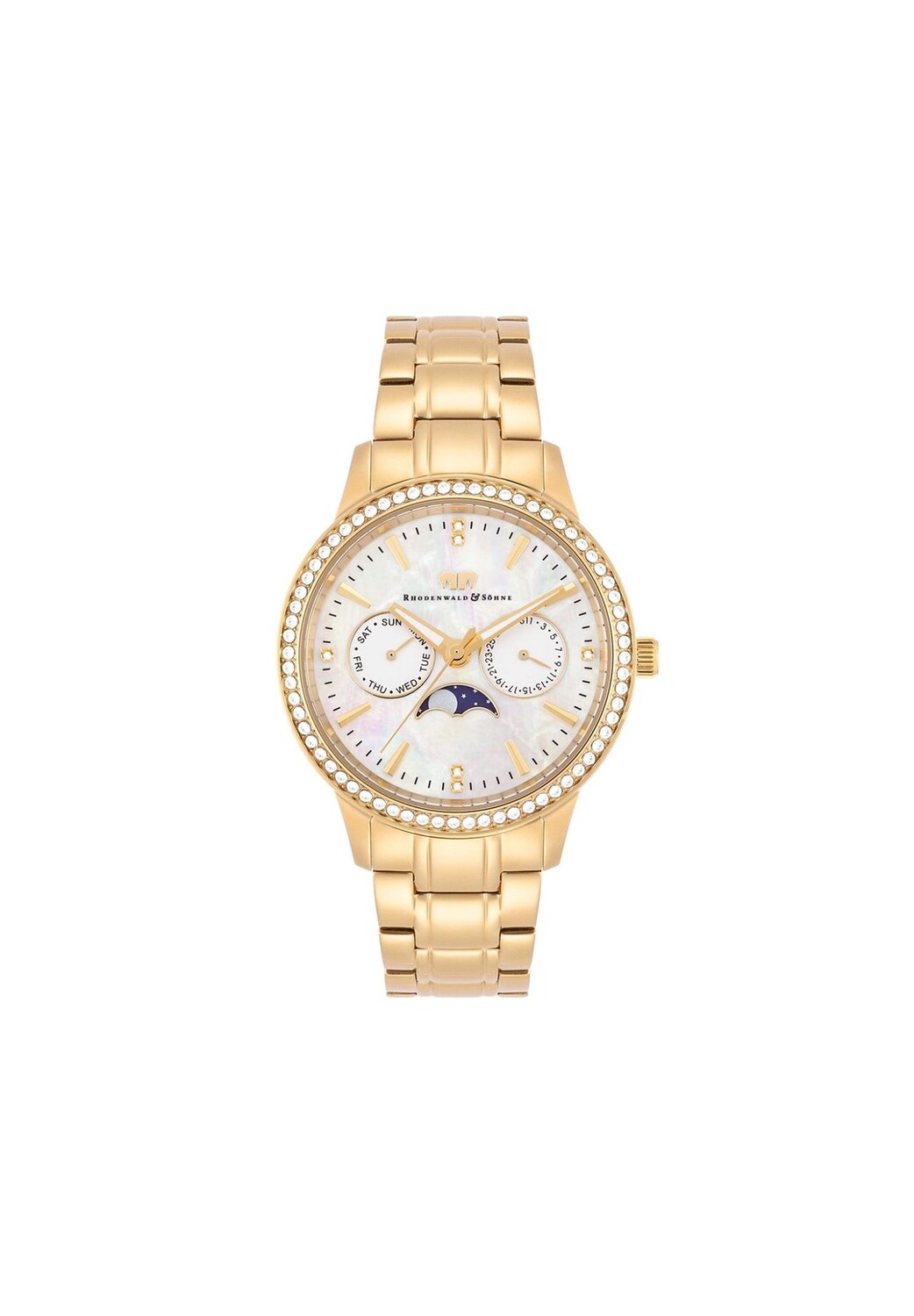 Кварцевые часы Амидала RHODENWALD & SÖHNE, цвет Gelbgold
Кварцевые часы Амидала RHODENWALD & SÖHNE, цвет Gelbgold