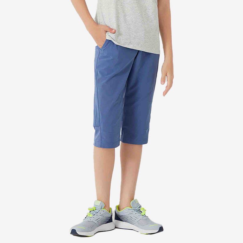 Детские спортивные брюки 7/8 Domyos джинсового цвета
Детские спортивные брюки 7/8 Domyos джинсового цвета