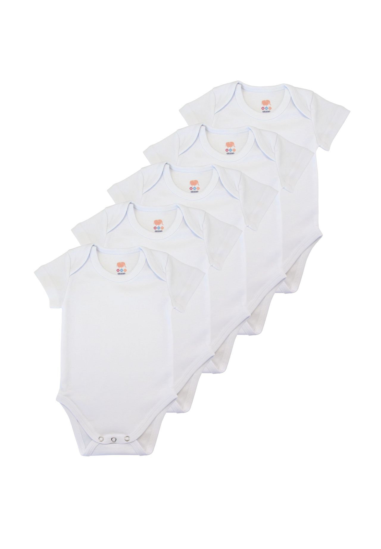 Body 5 PACK детское боди с короткими рукавами, однотонное M.M.C., белый
Body 5 PACK детское боди с короткими рукавами, однотонное M.M.C., белый