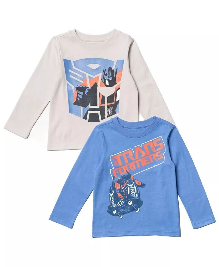 Комплект из 2 футболок Optimus Prime Bumblebee для малышей, для мальчиков Transformers, мультиколор
Комплект из 2 футболок Optimus Prime Bumblebee для малышей, для мальчиков Transformers, мультиколор
