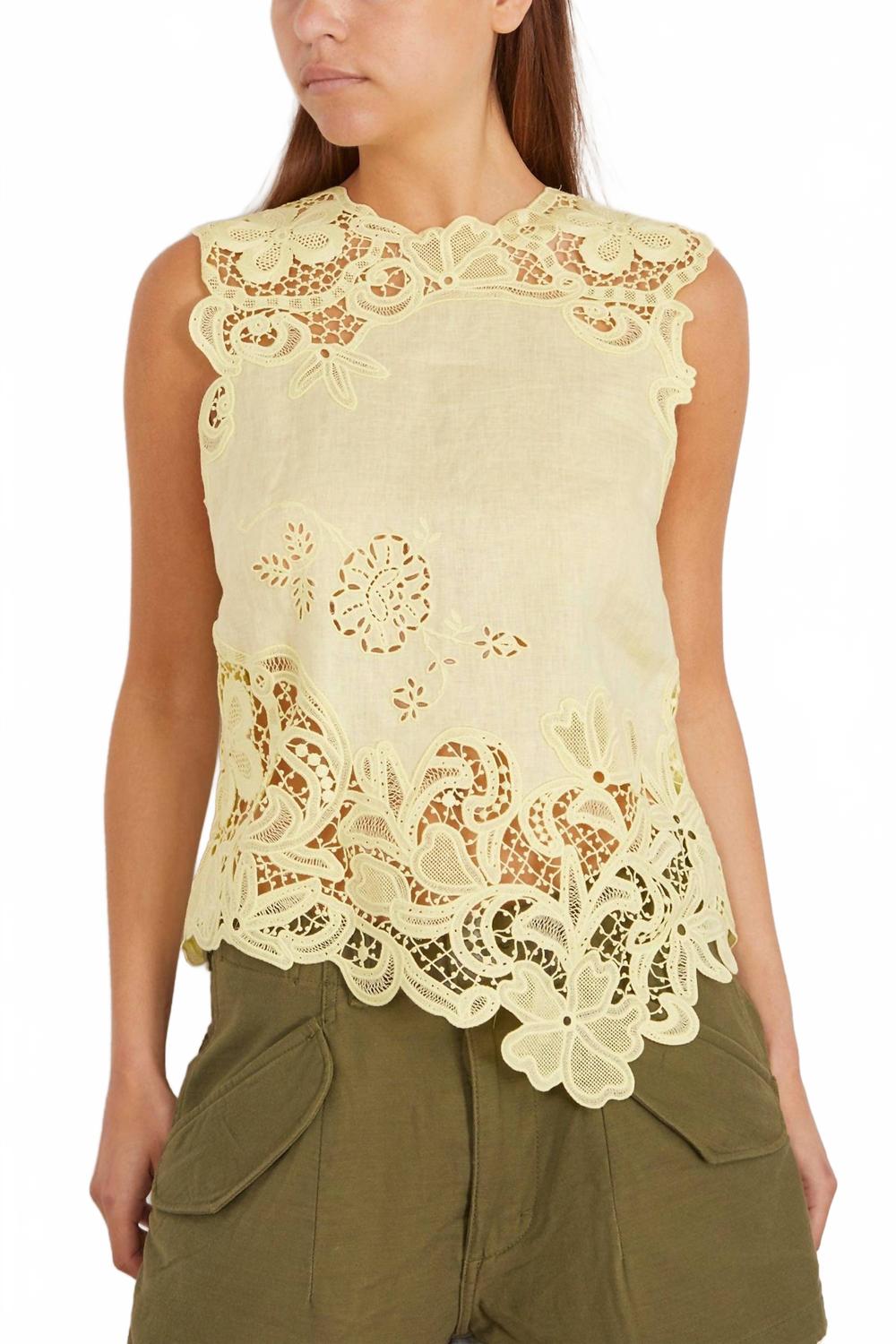 Марлис топ в цитроне Ulla Johnson, Citron 
Марлис топ в цитроне Ulla Johnson, Citron