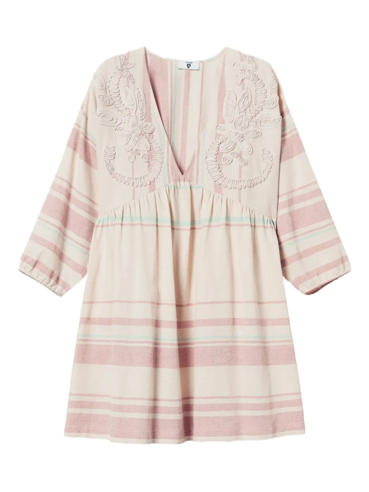 Полосатое мини-платье TWINSET, розовый
Полосатое мини-платье TWINSET, розовый