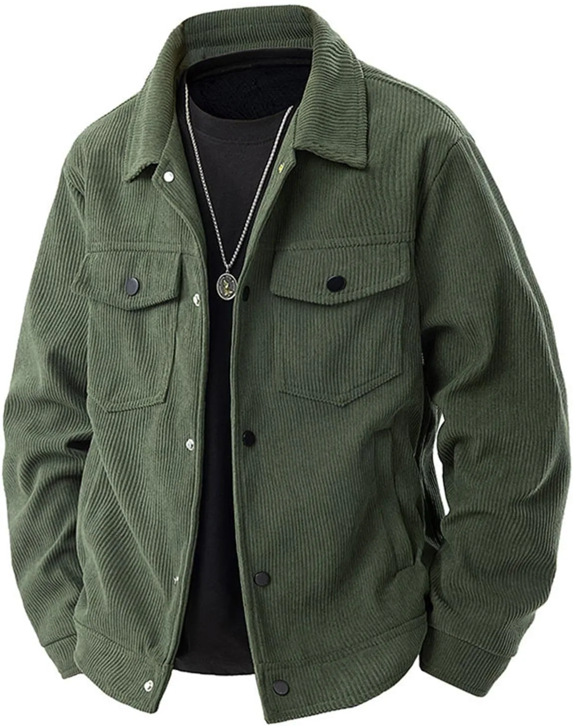 Мужская вельветовая шагги-рубашка с карманами Xiaojmake
Мужская вельветовая шагги-рубашка с карманами Xiaojmake