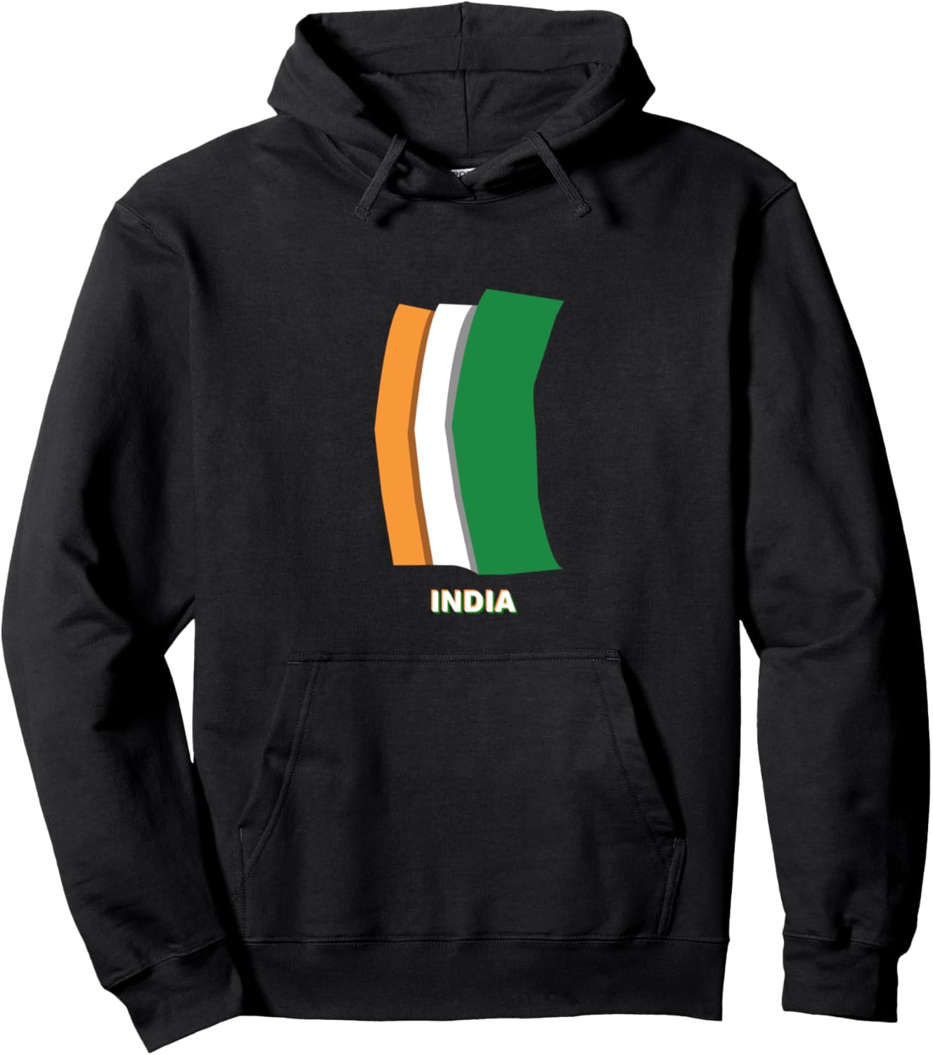 Толстовка с изображением флага Индии India, черный
Толстовка с изображением флага Индии India, черный