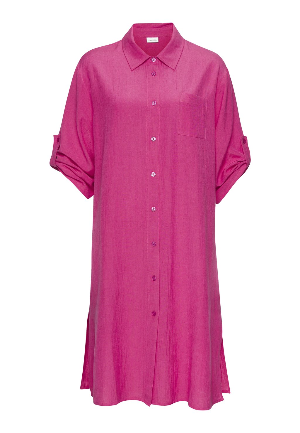 Платье-рубашка LASCANA, розовый
Платье-рубашка LASCANA, розовый