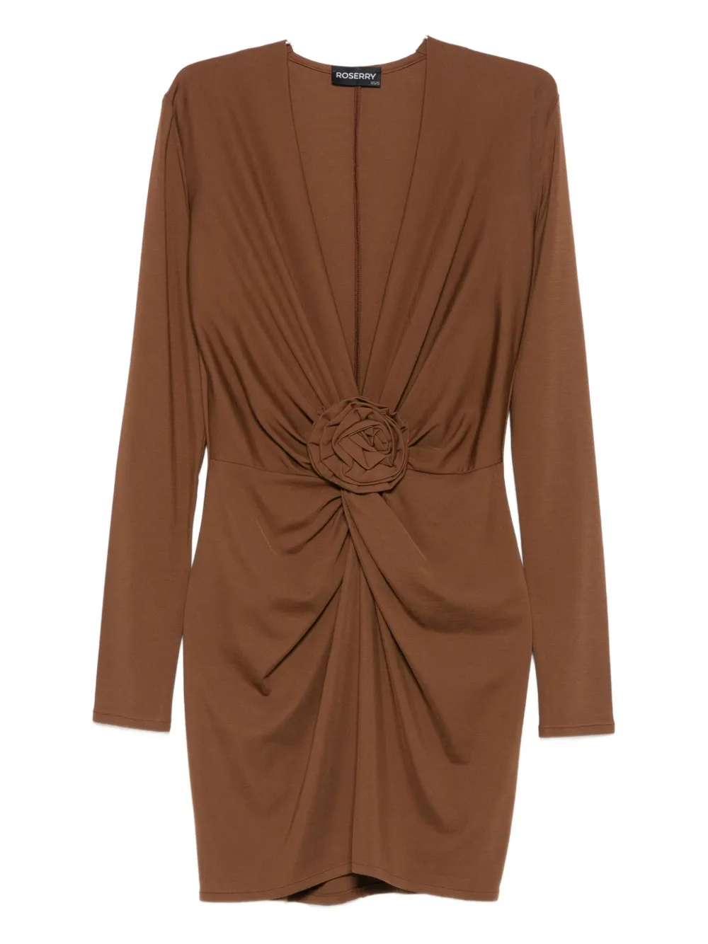 Мини-платье с закруткой спереди, украшенное розами ROSERRY, коричневый
Мини-платье с закруткой спереди, украшенное розами ROSERRY, коричневый