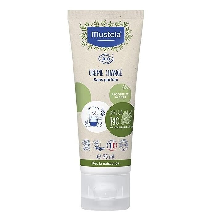 Mustela, Organic Diaper Cream, Органический крем под подгузник, 75мл
Mustela, Organic Diaper Cream, Органический крем под подгузник, 75мл