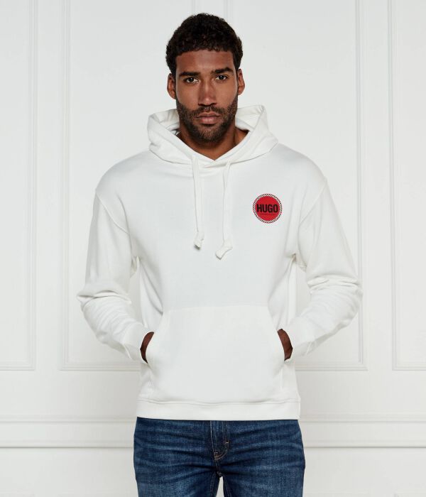 Толстовка Hugo расслабленной посадки, белый
Толстовка Hugo расслабленной посадки, белый