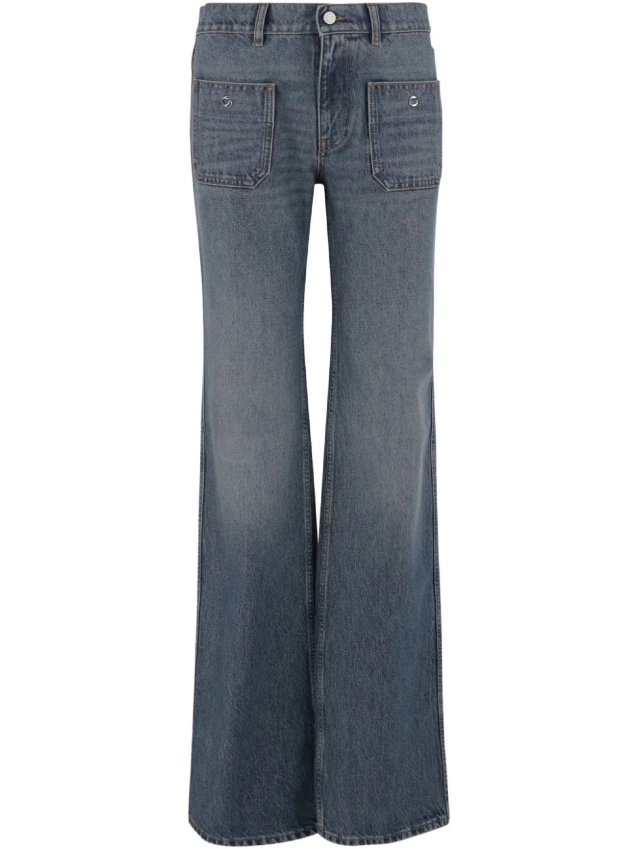 Расклешенные джинсы Coperni из хлопка, синий
Расклешенные джинсы Coperni из хлопка, синий