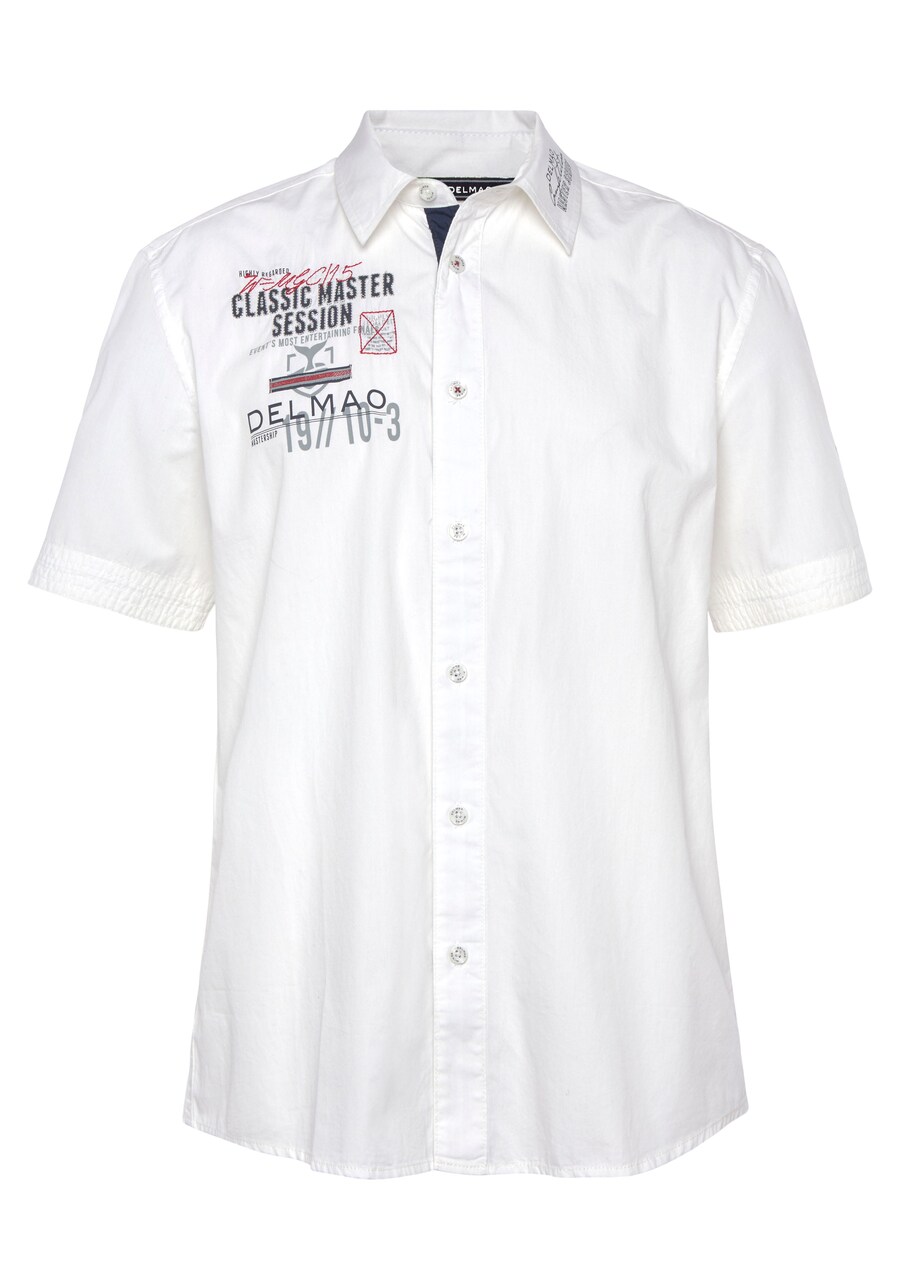 Повседневная рубашка DELMAO Regular fit Button Up Shirt, белый
Повседневная рубашка DELMAO Regular fit Button Up Shirt, белый