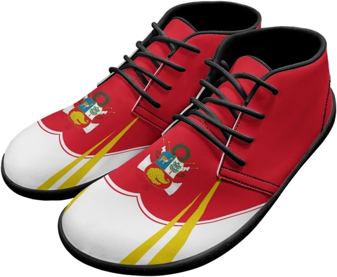 Мужские кроссовки Forchrinse с итальянским флагом, чукка, модные кожаные ботинки средней высоты, на шнуровке, для ходьбы и вождения, для взрослых и подростков, Flag of Peru
Мужские кроссовки Forchrinse с итальянским флагом, чукка, модные кожаные ботинки средней высоты, на шнуровке, для ходьбы и вождения, для взрослых и подростков, Flag of Peru