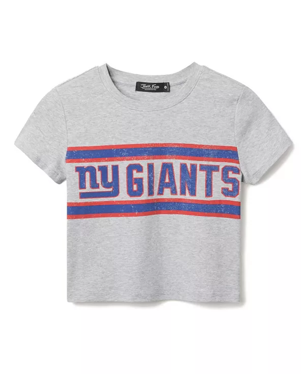 Женская детская футболка с символикой команды New York Giants (НФЛ) Junk Food Clothing, серый
Женская детская футболка с символикой команды New York Giants (НФЛ) Junk Food Clothing, серый