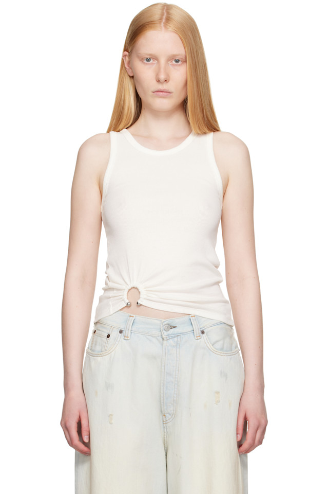 Сигнатурный топ с пирсингом Rabanne, белый
Сигнатурный топ с пирсингом Rabanne, белый