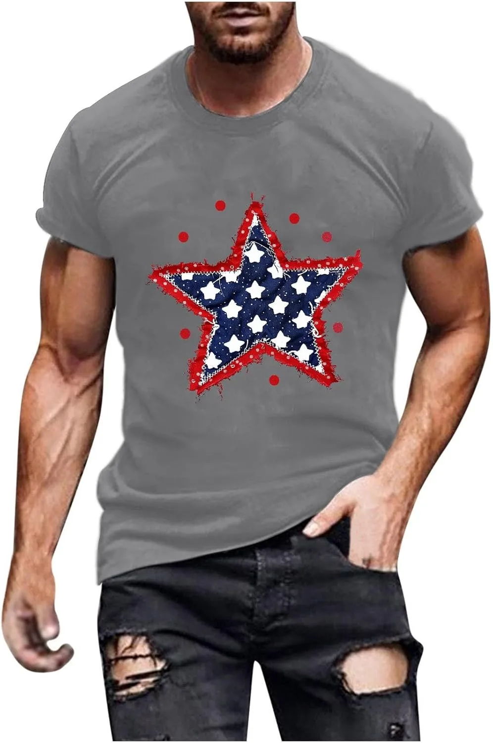 Футболка мужская с патриотичным принтом ко Дню независимости Floleo
Футболка мужская с патриотичным принтом ко Дню независимости Floleo