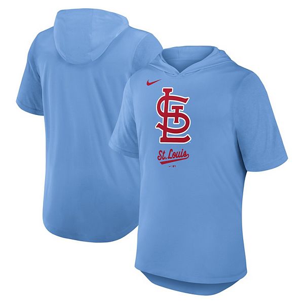 Мужская светло-голубая футболка-толстовка st louis cardinals tri-blend performance Nike
Мужская светло-голубая футболка-толстовка st louis cardinals tri-blend performance Nike