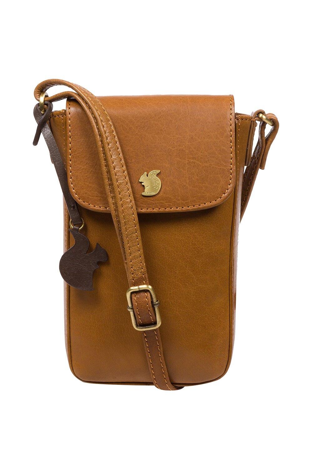 Маленькая кожаная сумка через плечо 'Buzz' Conkca London, коричневый
Маленькая кожаная сумка через плечо 'Buzz' Conkca London, коричневый