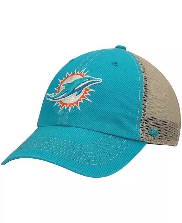 Мужская кепка Snapback цвета морской волны и натурального цвета Miami Dolphins Trawler Trucker Clean Up '47 Brand
Мужская кепка Snapback цвета морской волны и натурального цвета Miami Dolphins Trawler Trucker Clean Up '47 Brand