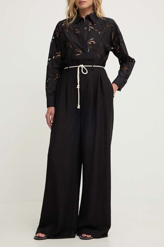 Льняные брюки Answear Lab, черный
Льняные брюки Answear Lab, черный