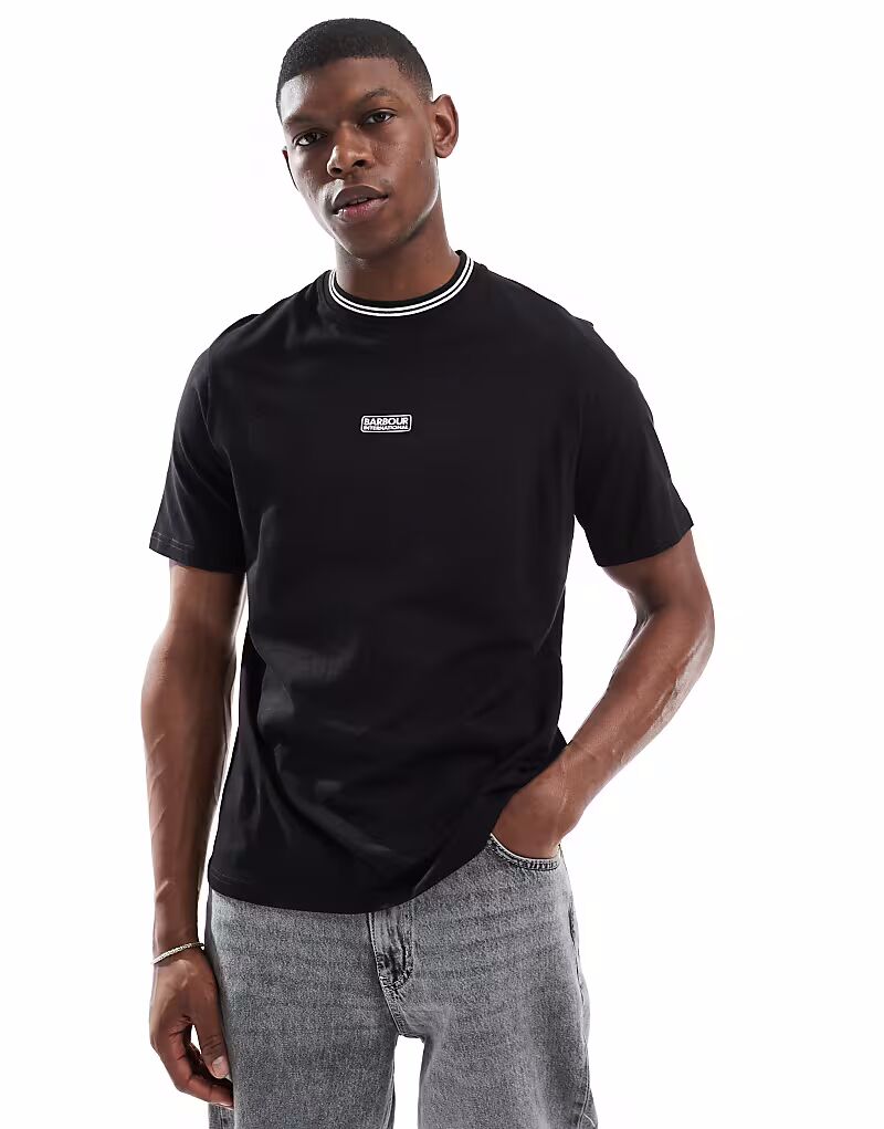 Футболка с логотипом Barbour International черного цвета 
Футболка с логотипом Barbour International черного цвета