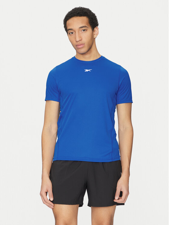 Футболка обычного кроя 100214886 Reebok, синий 
Футболка обычного кроя 100214886 Reebok, синий
