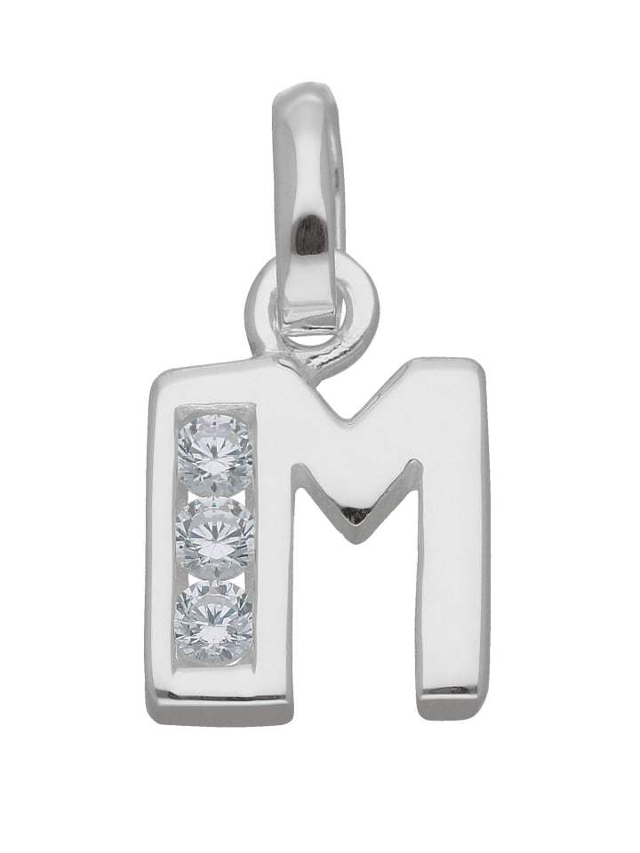 Adeliás Подвеска в виде буквы «М» из серебра 925 пробы для женщин и мужчин, украшенная кубическим цирконием
Adeliás Подвеска в виде буквы «М» из серебра 925 пробы для женщин и мужчин, украшенная кубическим цирконием