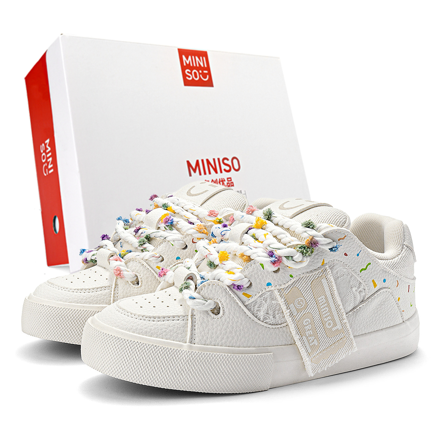 Низкие кеды для скейтбординга унисекс MINISO, Pearl бежевый
Низкие кеды для скейтбординга унисекс MINISO, Pearl бежевый