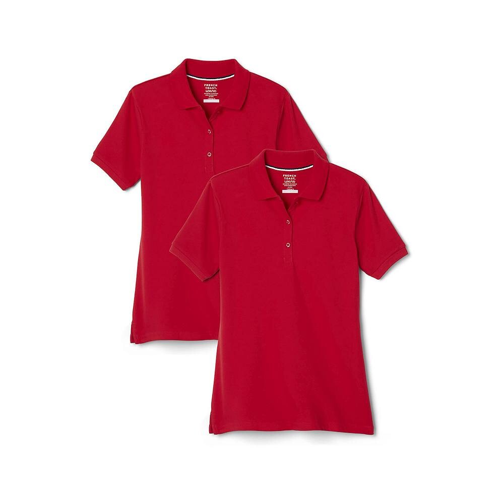 Комплект из 2 пар поло из эластичного пике с короткими рукавами и французскими тостами для девочек French Toast, красный
Комплект из 2 пар поло из эластичного пике с короткими рукавами и французскими тостами для девочек French Toast, красный