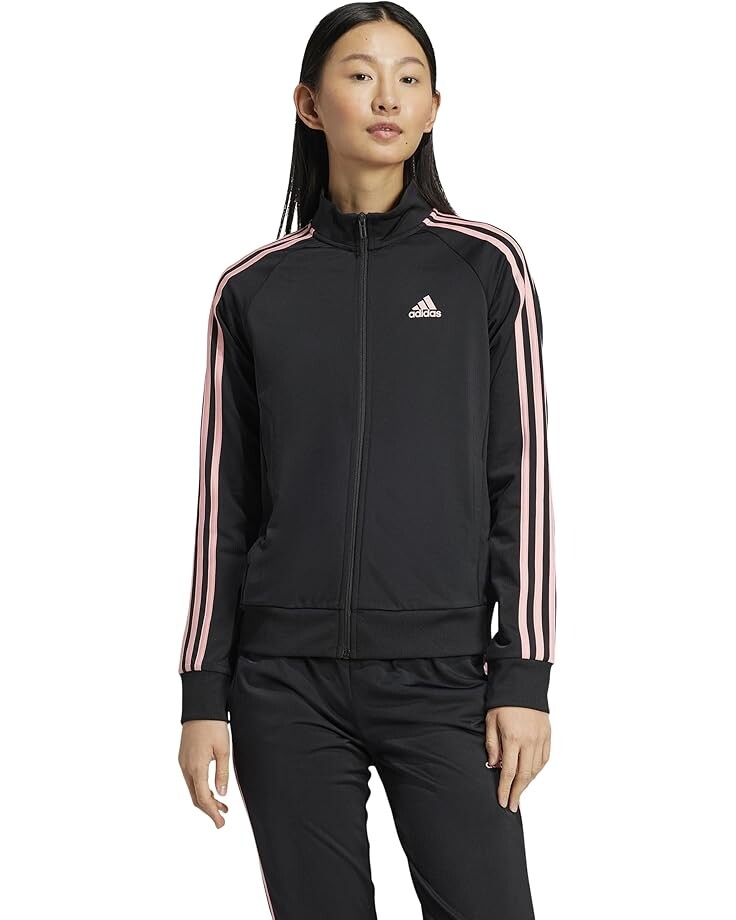 Куртка adidas Primegreen Essentials Warm-Up Slim 3-Stripes Track Jacket, цвет Black/Semi Pink Spark
Куртка adidas Primegreen Essentials Warm-Up Slim 3-Stripes Track Jacket, цвет Black/Semi Pink Spark