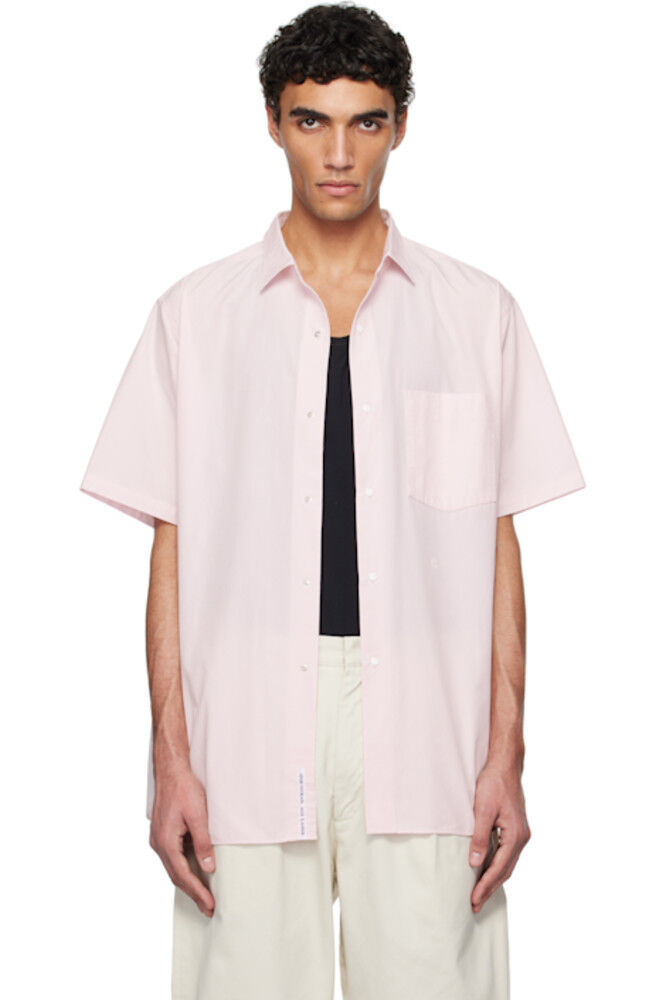 Розовая рубашка с воротником-стойкой, ветровка S/S nanamica
Розовая рубашка с воротником-стойкой, ветровка S/S nanamica