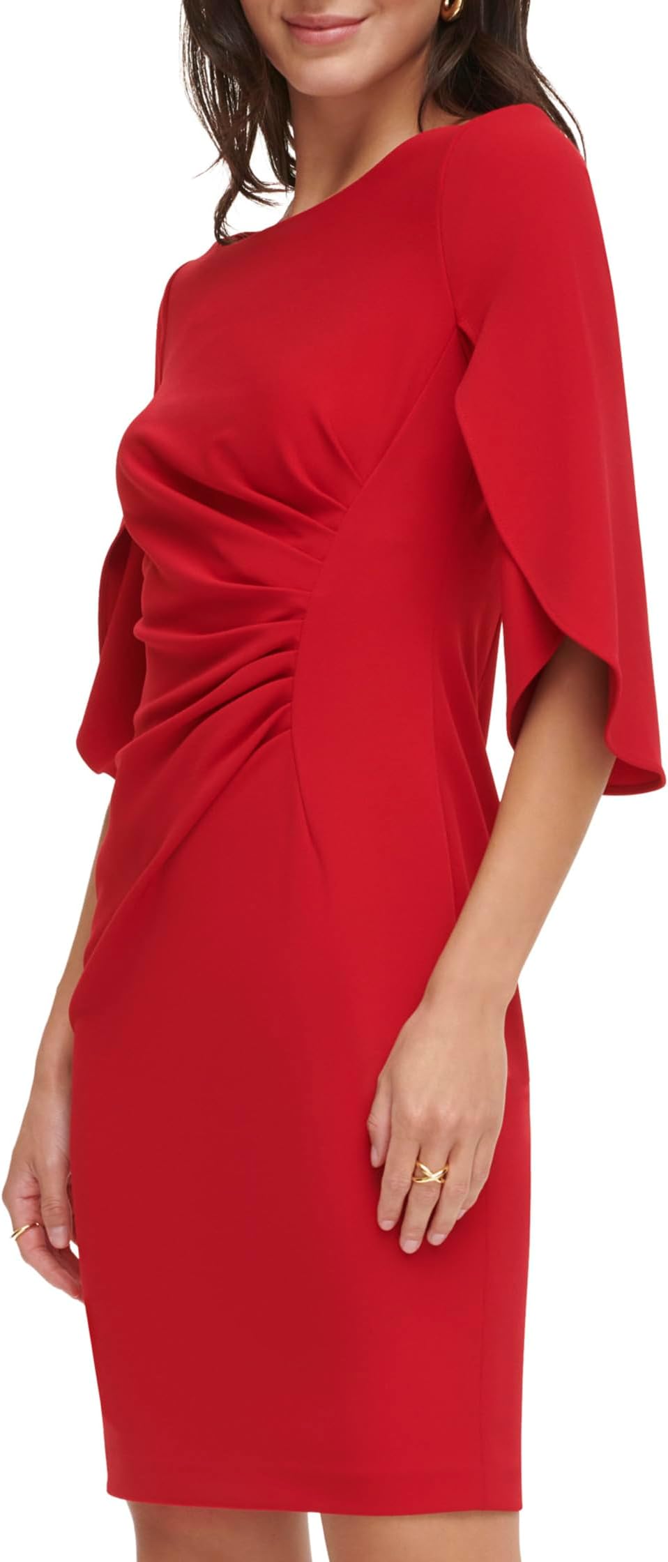 Платье DKNY Open Sleeve Ruched Sheath, цвет Scarlet
Платье DKNY Open Sleeve Ruched Sheath, цвет Scarlet